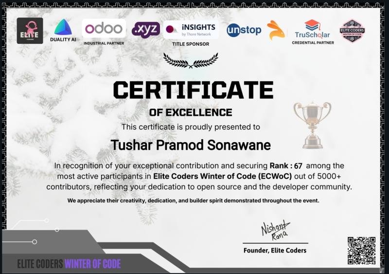 Elite Coders WoC
